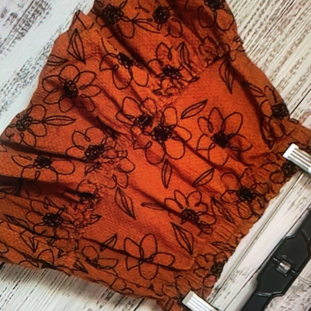 Simple design floral skirt